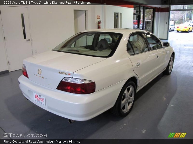 White Diamond Pearl / Parchment 2003 Acura TL 3.2 Type S