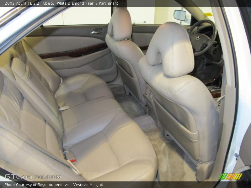 White Diamond Pearl / Parchment 2003 Acura TL 3.2 Type S