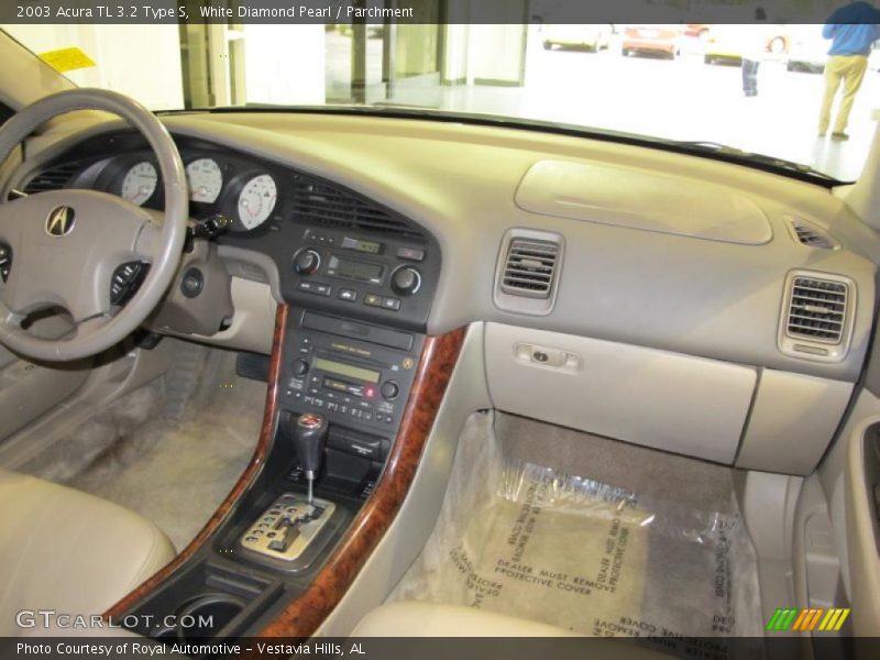 White Diamond Pearl / Parchment 2003 Acura TL 3.2 Type S