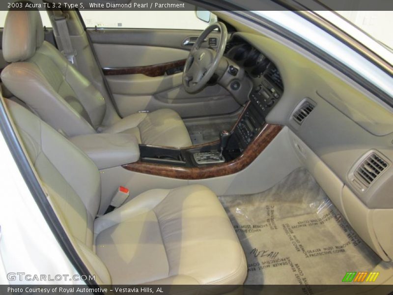 White Diamond Pearl / Parchment 2003 Acura TL 3.2 Type S