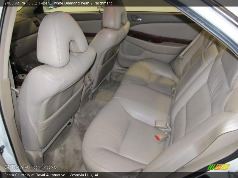White Diamond Pearl / Parchment 2003 Acura TL 3.2 Type S