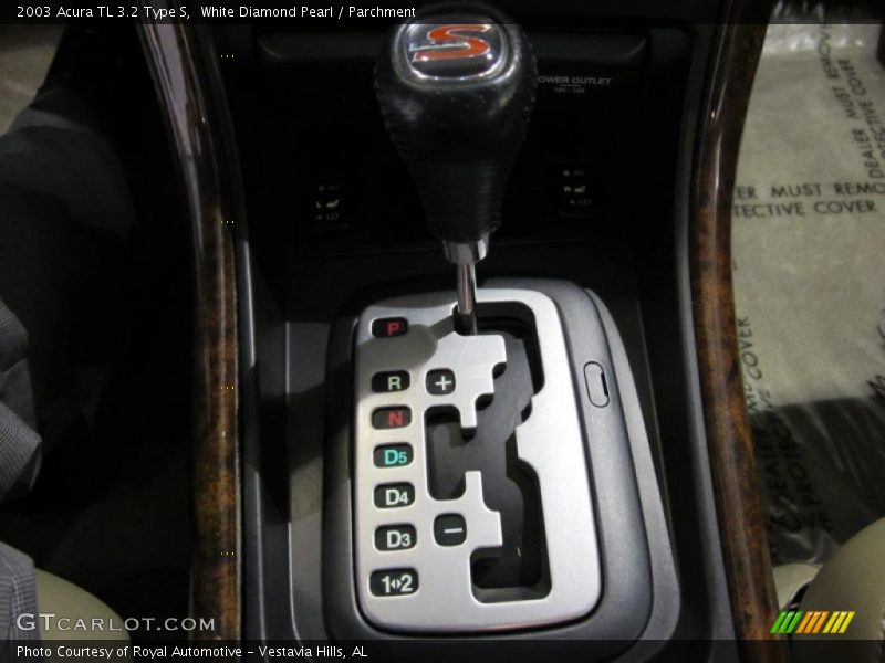 White Diamond Pearl / Parchment 2003 Acura TL 3.2 Type S