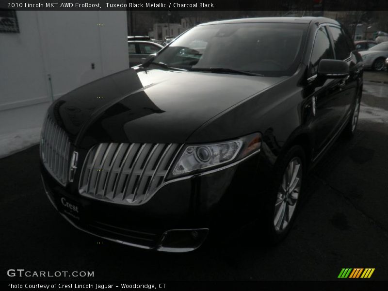 Tuxedo Black Metallic / Charcoal Black 2010 Lincoln MKT AWD EcoBoost
