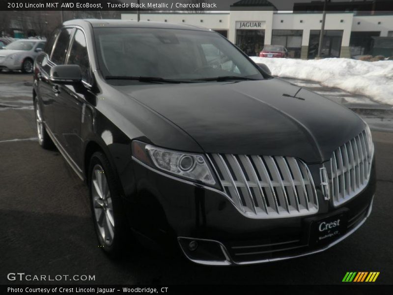 Tuxedo Black Metallic / Charcoal Black 2010 Lincoln MKT AWD EcoBoost