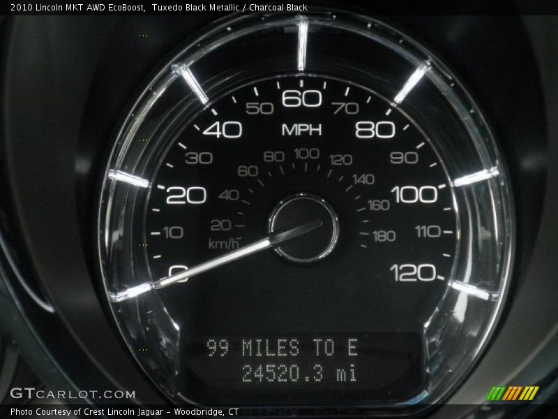 Tuxedo Black Metallic / Charcoal Black 2010 Lincoln MKT AWD EcoBoost