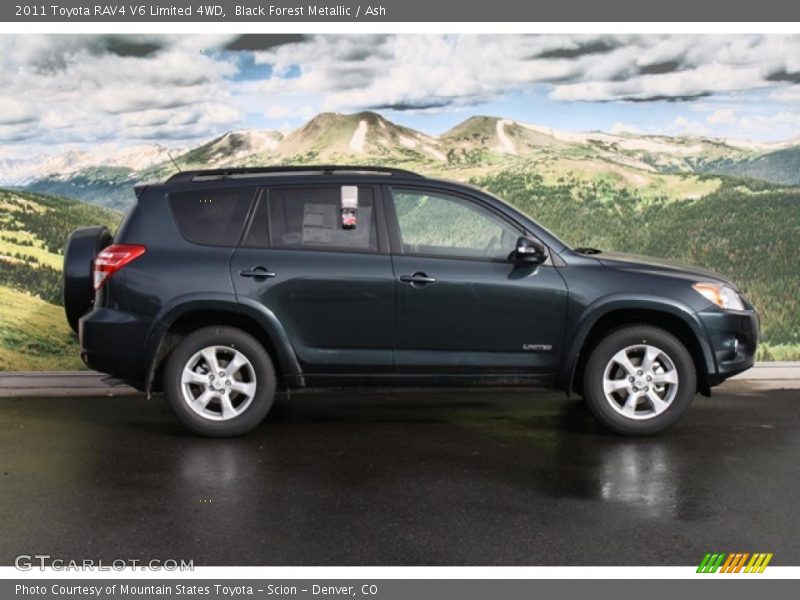 Black Forest Metallic / Ash 2011 Toyota RAV4 V6 Limited 4WD