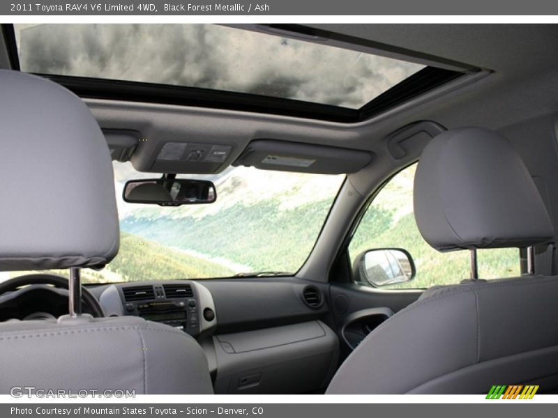 Black Forest Metallic / Ash 2011 Toyota RAV4 V6 Limited 4WD