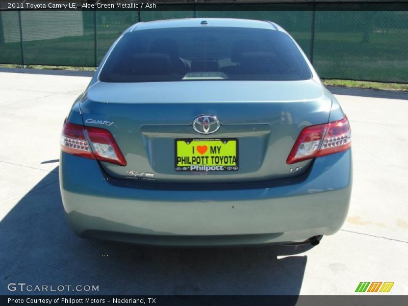 Aloe Green Metallic / Ash 2011 Toyota Camry LE