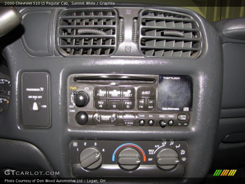 Controls of 2000 S10 LS Regular Cab