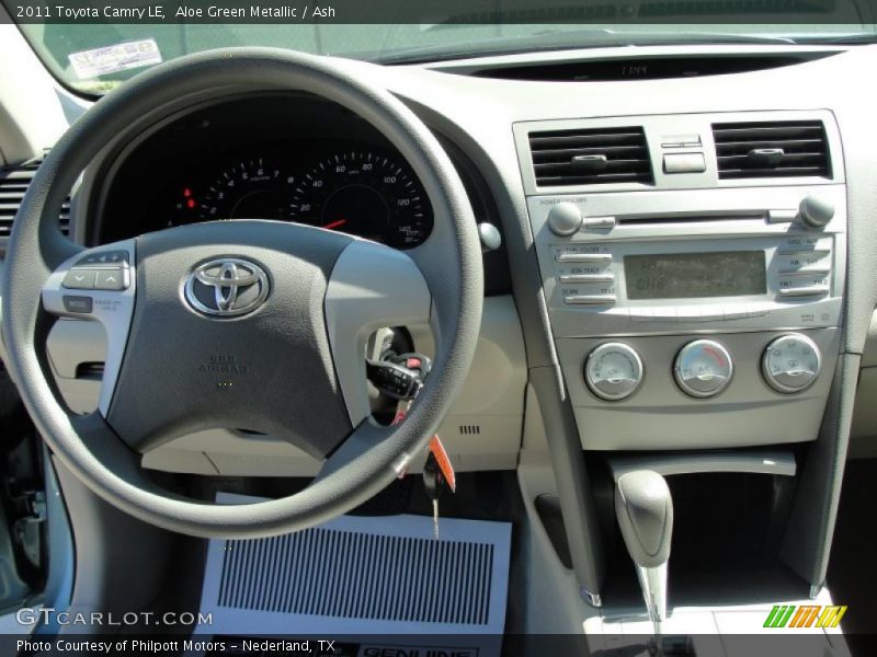 Aloe Green Metallic / Ash 2011 Toyota Camry LE