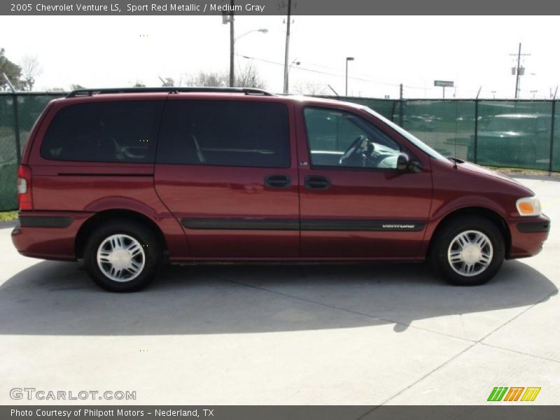 Sport Red Metallic / Medium Gray 2005 Chevrolet Venture LS