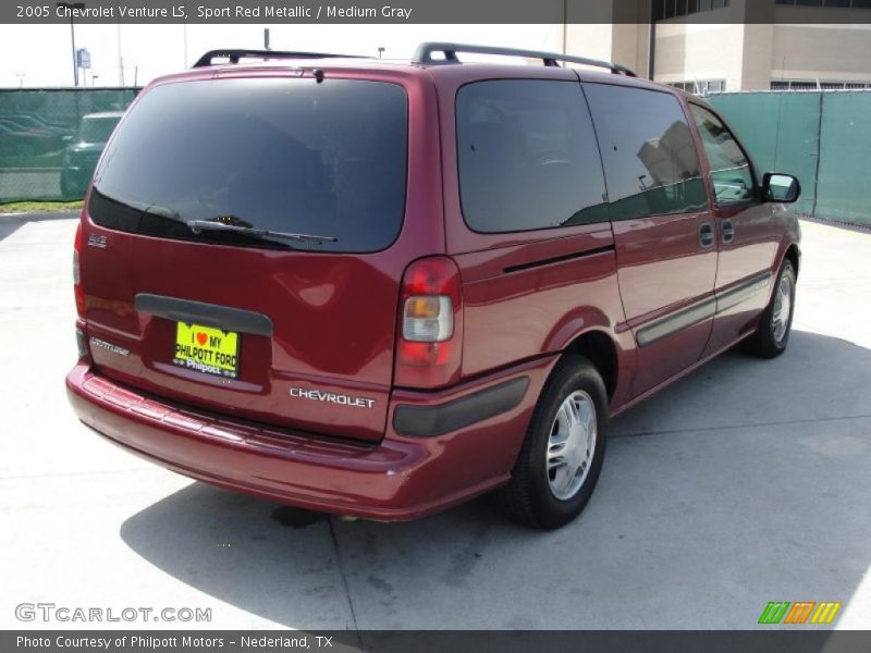 Sport Red Metallic / Medium Gray 2005 Chevrolet Venture LS