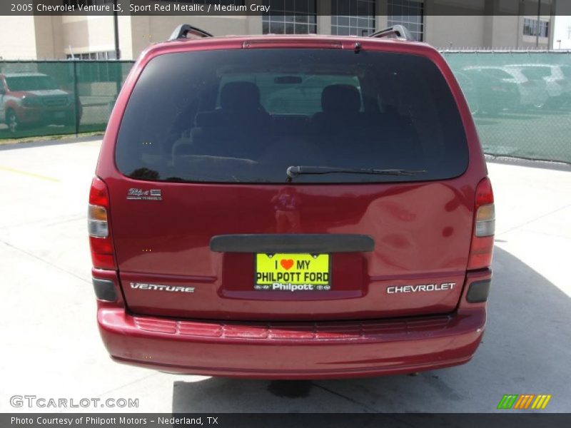 Sport Red Metallic / Medium Gray 2005 Chevrolet Venture LS