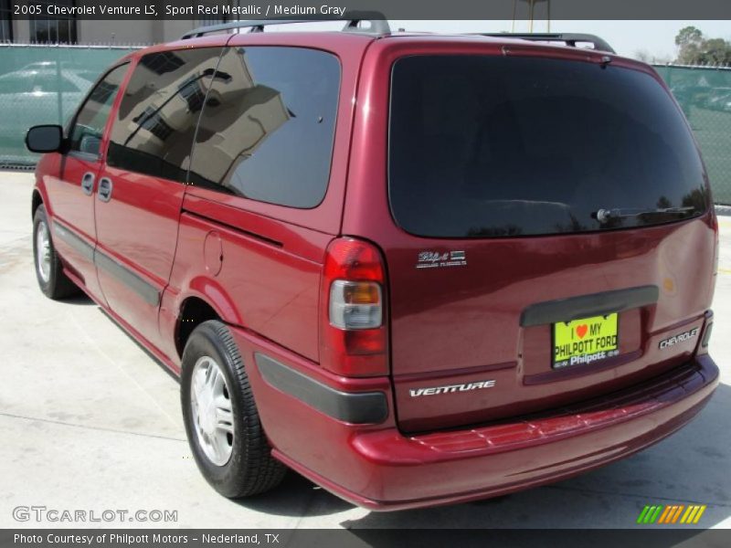 Sport Red Metallic / Medium Gray 2005 Chevrolet Venture LS