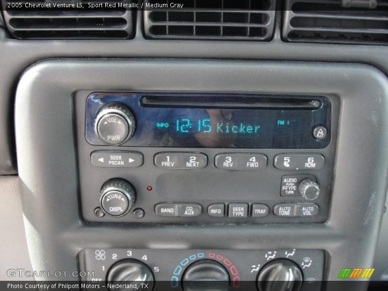 Controls of 2005 Venture LS
