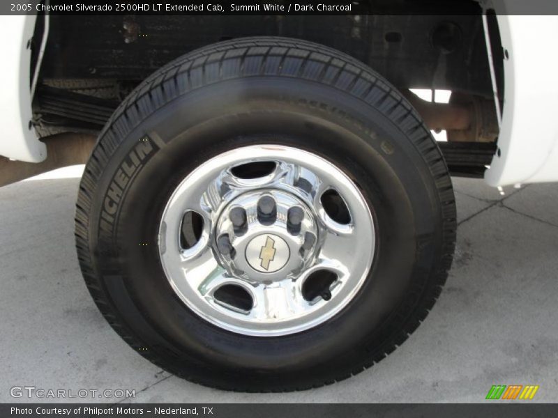 Summit White / Dark Charcoal 2005 Chevrolet Silverado 2500HD LT Extended Cab