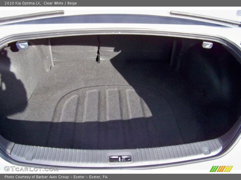 Clear White / Beige 2010 Kia Optima LX