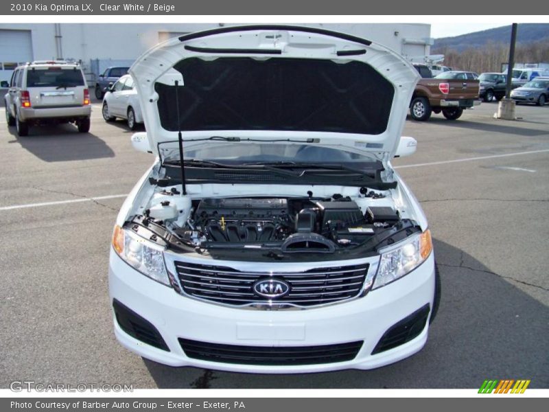 Clear White / Beige 2010 Kia Optima LX