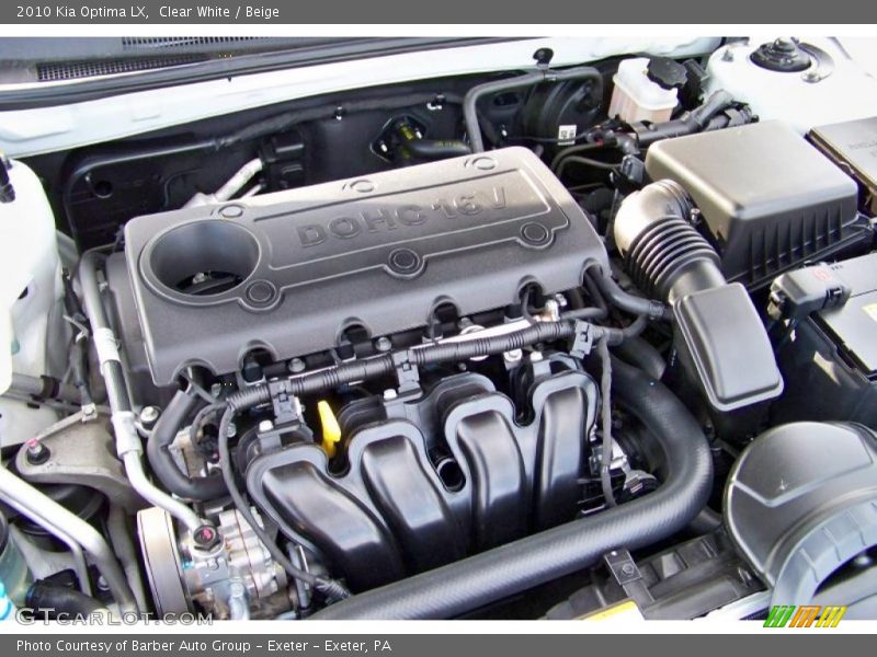 Clear White / Beige 2010 Kia Optima LX