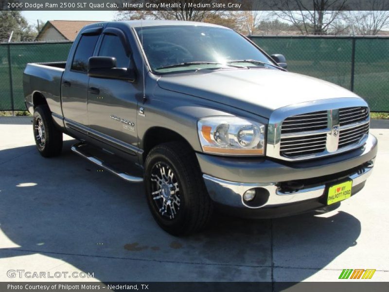 Mineral Gray Metallic / Medium Slate Gray 2006 Dodge Ram 2500 SLT Quad Cab