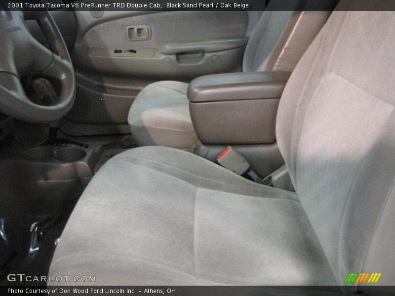Black Sand Pearl / Oak Beige 2001 Toyota Tacoma V6 PreRunner TRD Double Cab