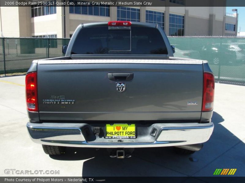 Mineral Gray Metallic / Medium Slate Gray 2006 Dodge Ram 2500 SLT Quad Cab