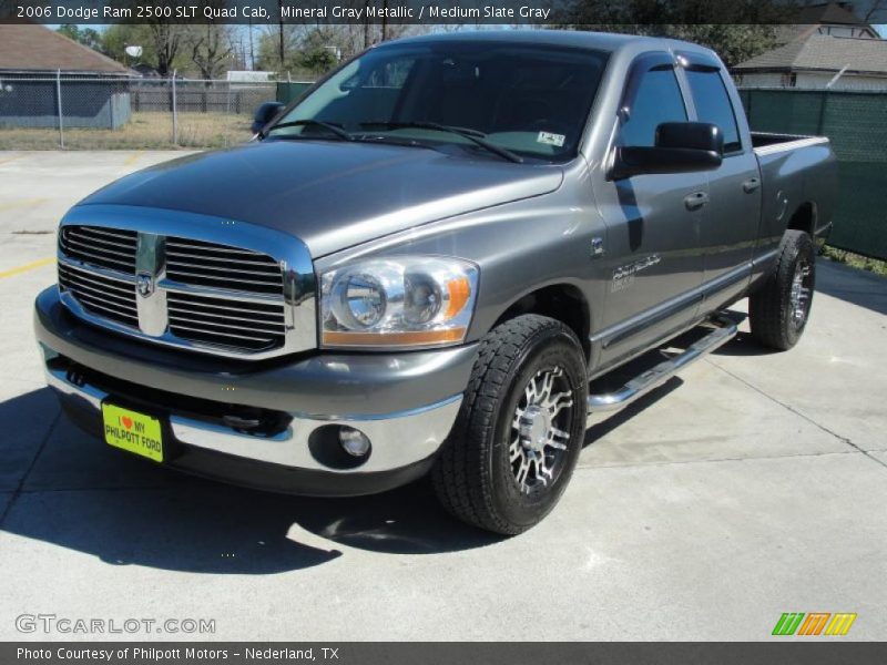 Mineral Gray Metallic / Medium Slate Gray 2006 Dodge Ram 2500 SLT Quad Cab
