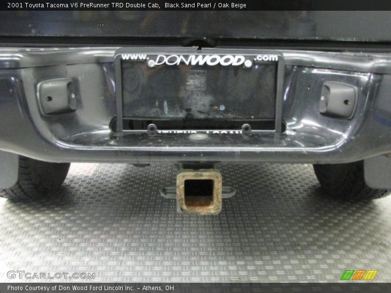 Black Sand Pearl / Oak Beige 2001 Toyota Tacoma V6 PreRunner TRD Double Cab