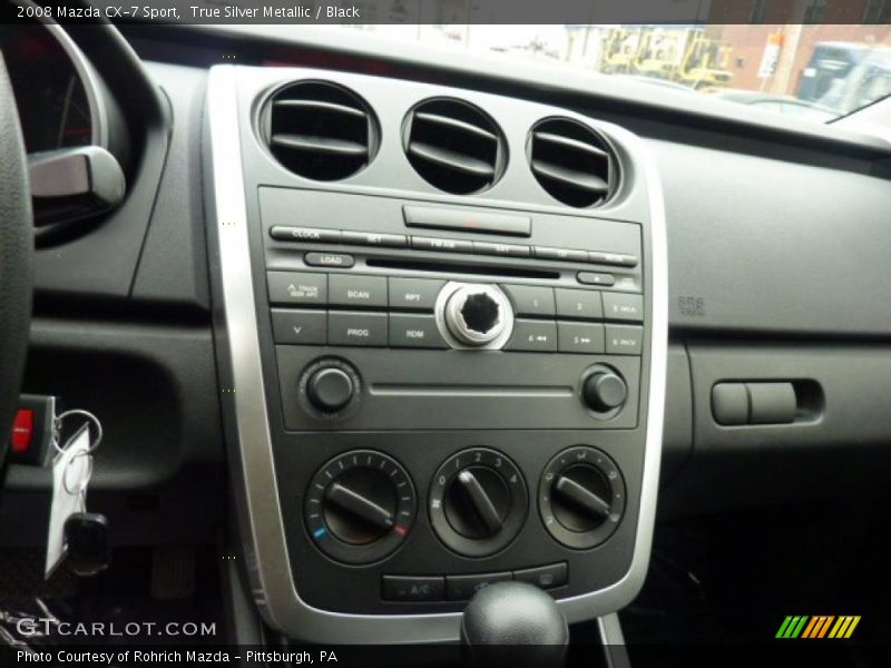 True Silver Metallic / Black 2008 Mazda CX-7 Sport