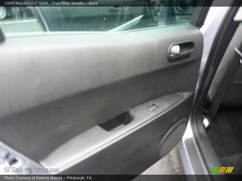 True Silver Metallic / Black 2008 Mazda CX-7 Sport