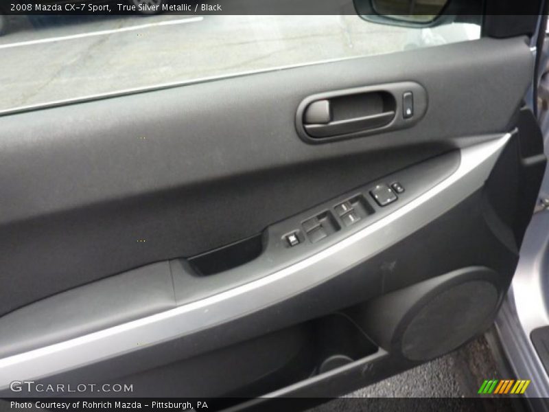 True Silver Metallic / Black 2008 Mazda CX-7 Sport