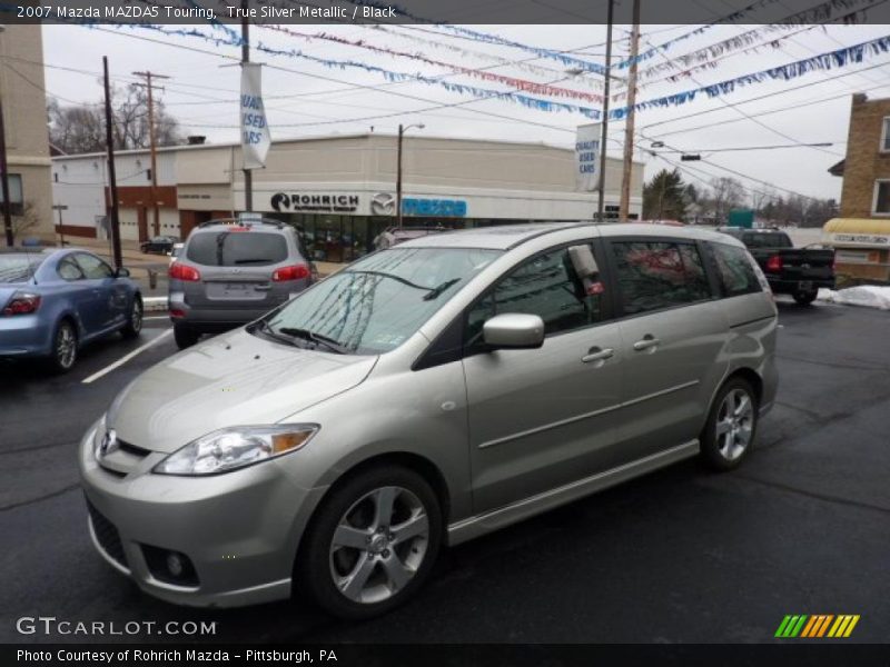 True Silver Metallic / Black 2007 Mazda MAZDA5 Touring