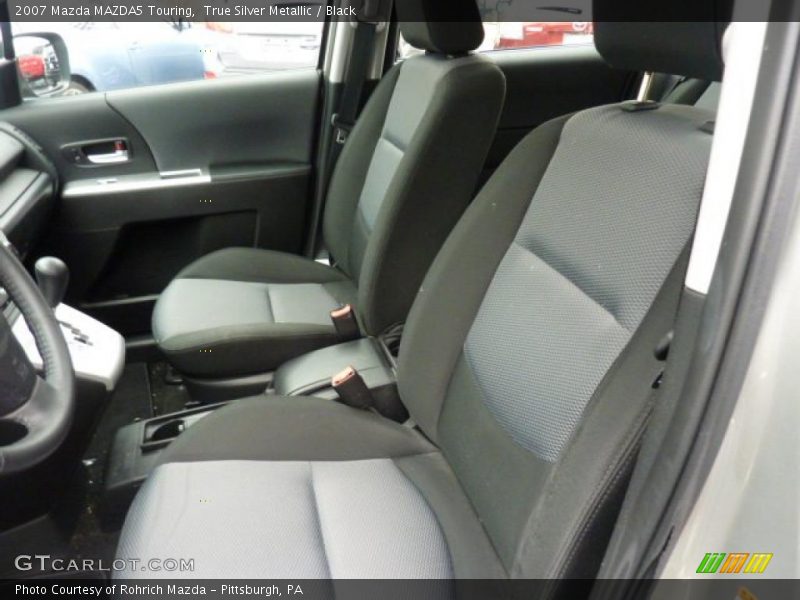 True Silver Metallic / Black 2007 Mazda MAZDA5 Touring