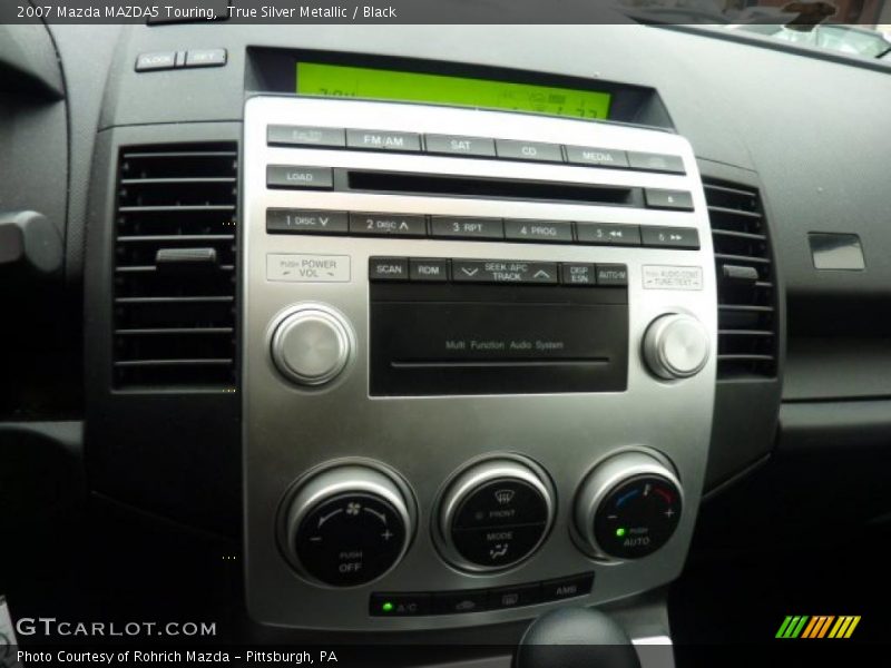 True Silver Metallic / Black 2007 Mazda MAZDA5 Touring