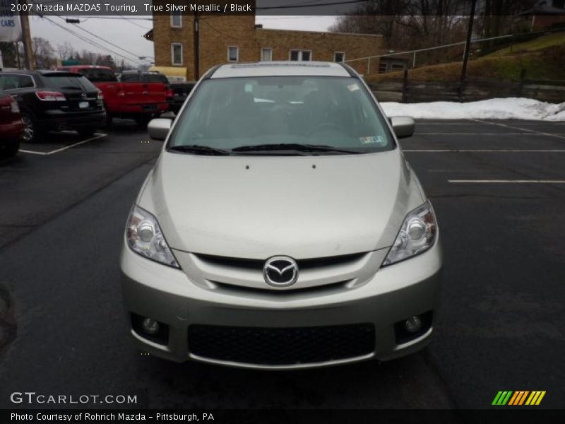 True Silver Metallic / Black 2007 Mazda MAZDA5 Touring