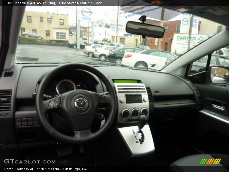 True Silver Metallic / Black 2007 Mazda MAZDA5 Touring