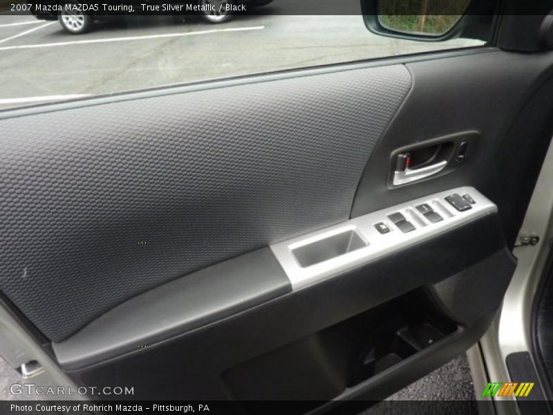 True Silver Metallic / Black 2007 Mazda MAZDA5 Touring