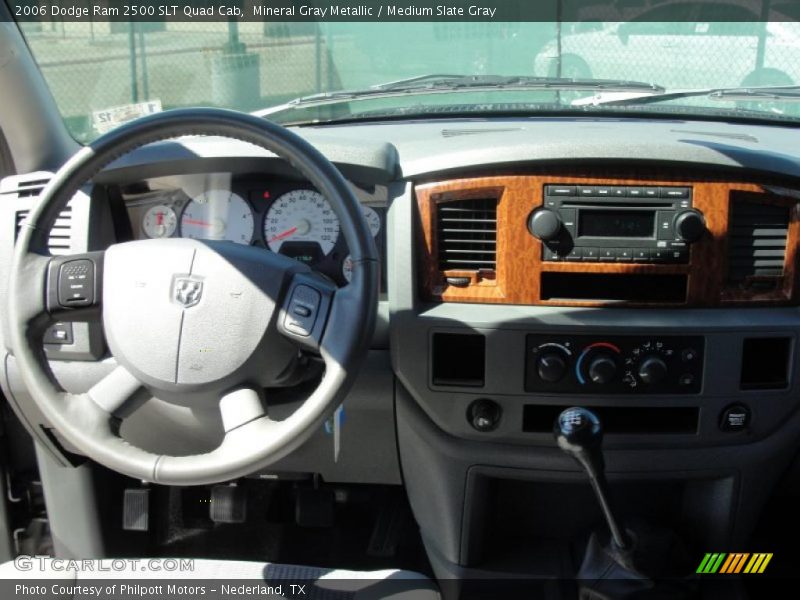 Mineral Gray Metallic / Medium Slate Gray 2006 Dodge Ram 2500 SLT Quad Cab
