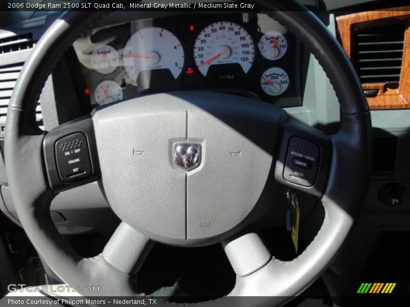 Mineral Gray Metallic / Medium Slate Gray 2006 Dodge Ram 2500 SLT Quad Cab