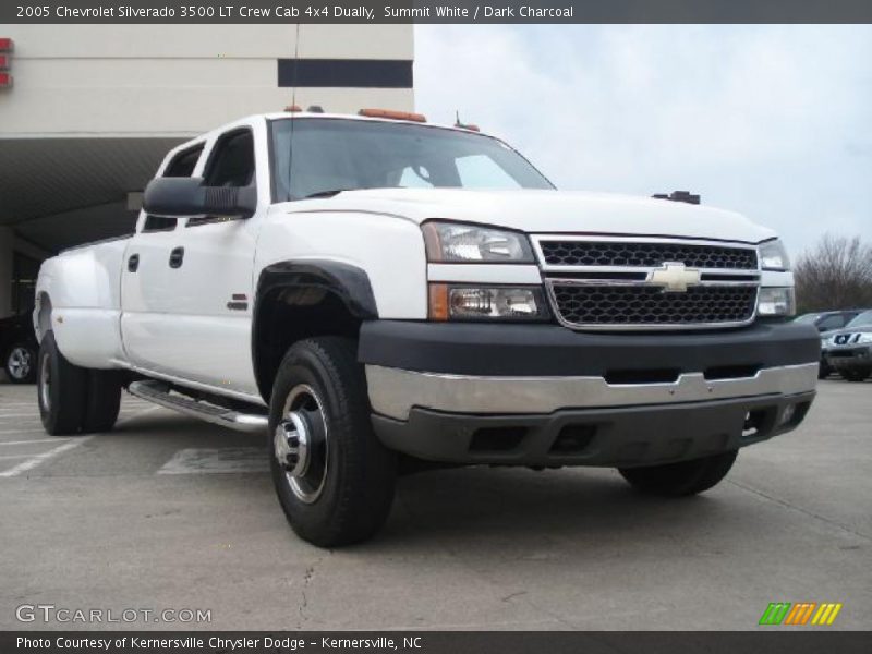Summit White / Dark Charcoal 2005 Chevrolet Silverado 3500 LT Crew Cab 4x4 Dually