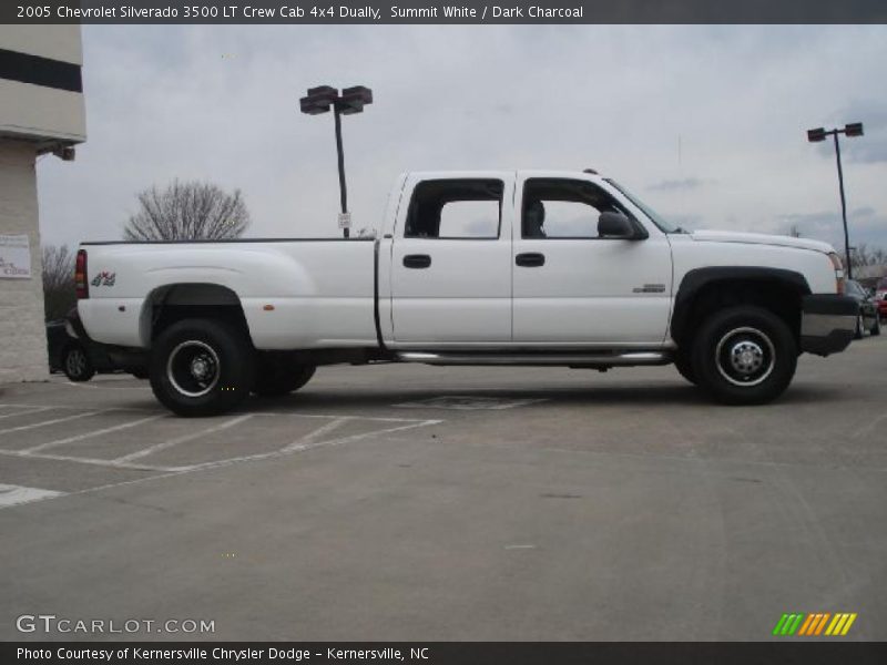 Summit White / Dark Charcoal 2005 Chevrolet Silverado 3500 LT Crew Cab 4x4 Dually