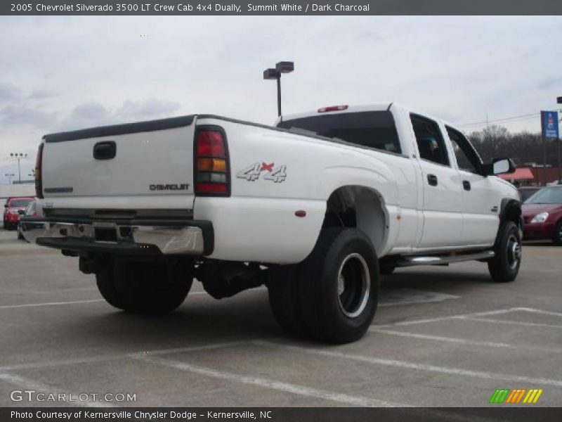 Summit White / Dark Charcoal 2005 Chevrolet Silverado 3500 LT Crew Cab 4x4 Dually