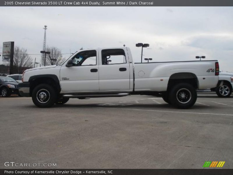 Summit White / Dark Charcoal 2005 Chevrolet Silverado 3500 LT Crew Cab 4x4 Dually
