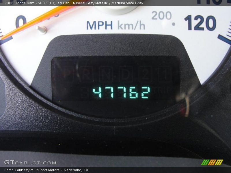 Mineral Gray Metallic / Medium Slate Gray 2006 Dodge Ram 2500 SLT Quad Cab