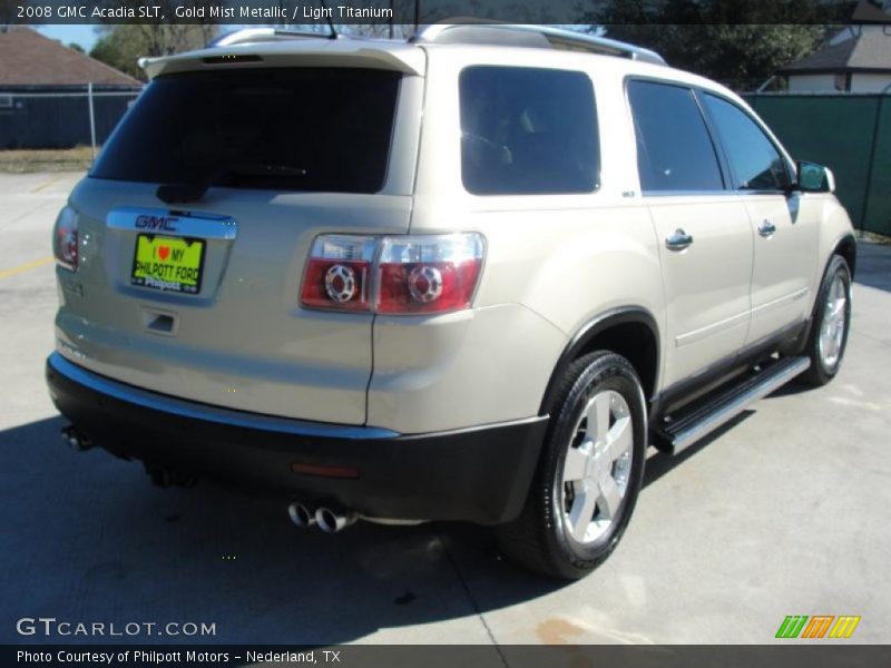 Gold Mist Metallic / Light Titanium 2008 GMC Acadia SLT