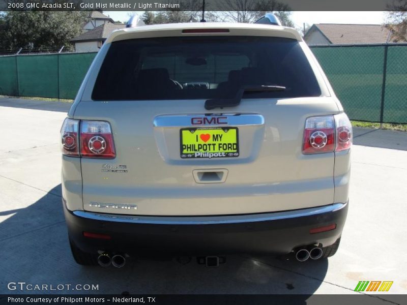 Gold Mist Metallic / Light Titanium 2008 GMC Acadia SLT
