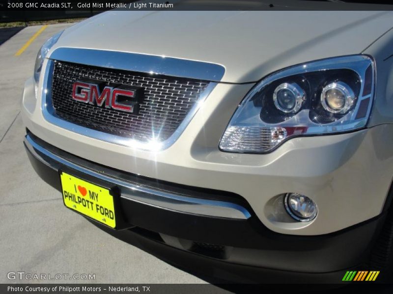 Gold Mist Metallic / Light Titanium 2008 GMC Acadia SLT