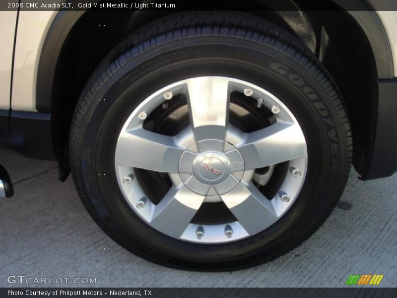 Gold Mist Metallic / Light Titanium 2008 GMC Acadia SLT