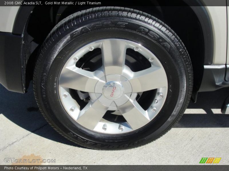 Gold Mist Metallic / Light Titanium 2008 GMC Acadia SLT