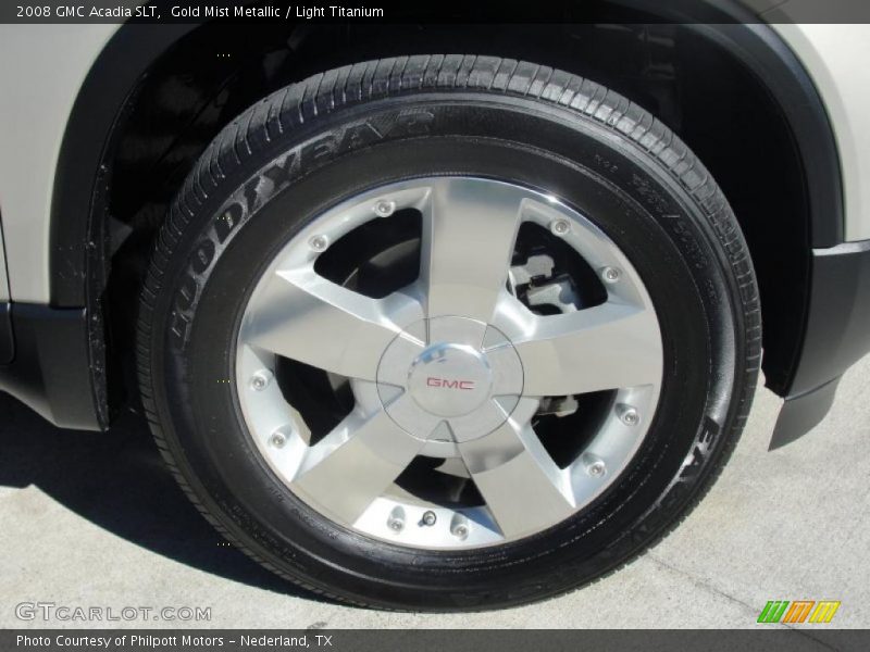 Gold Mist Metallic / Light Titanium 2008 GMC Acadia SLT